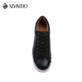 Designer Custom Logo Comfortable Genuine Leather Mens Luxury Sneakers